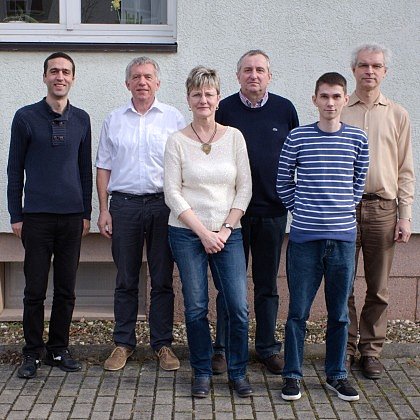 B. Soleimani, L. Boltze, K. Helbich, R. Weiner, M. Klinge, J. Bruder (v. l. n. r.), Februar 2017
Foto: H. Podhaisky 